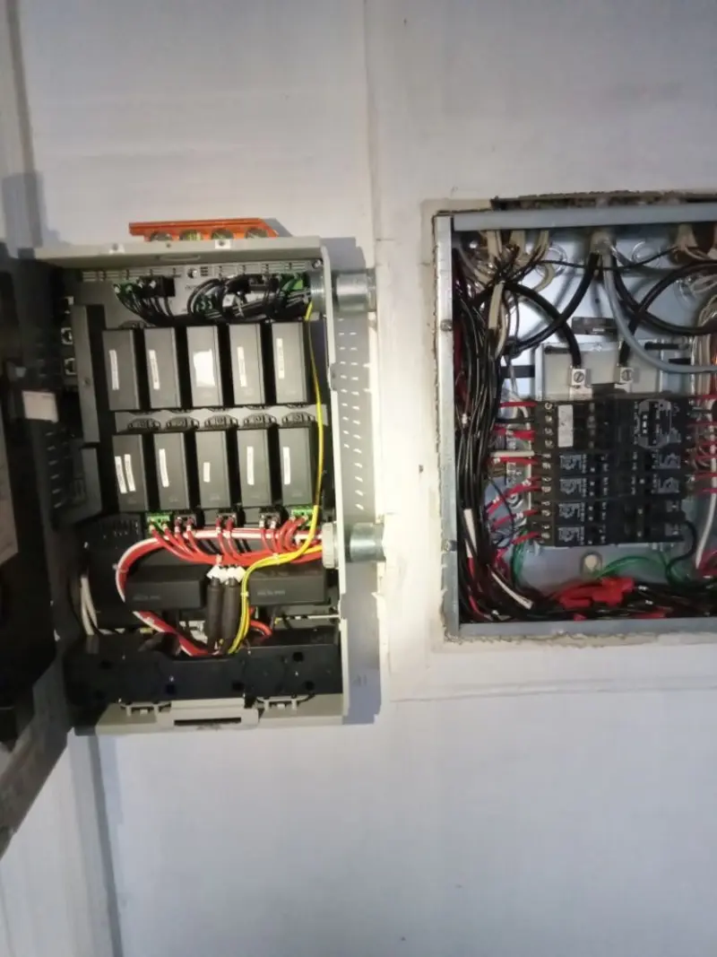 Electrical panel upgrade completed for Indoor Lighting Installation in North Myrtle Beach